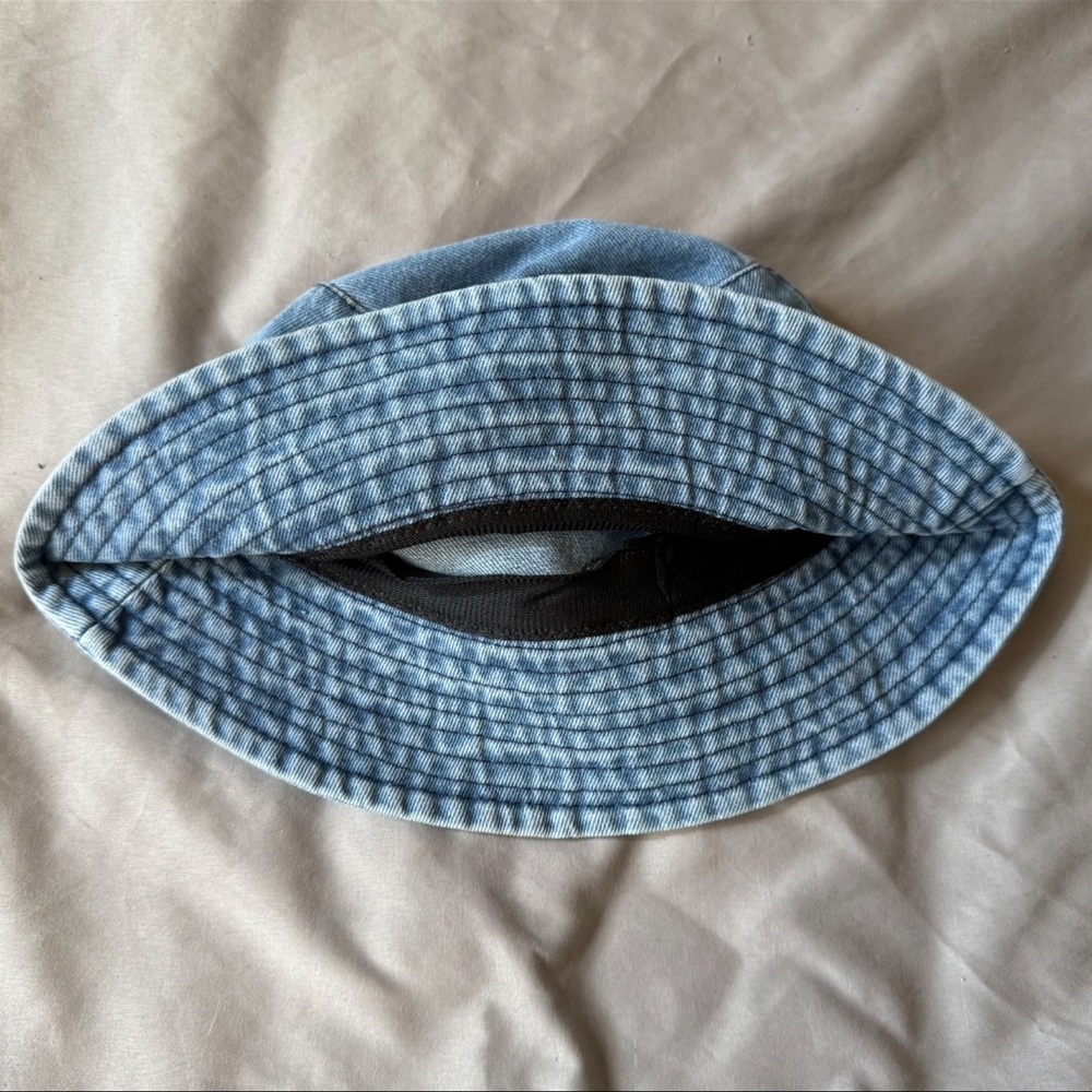 COPY - WRANGLER denim Bucket Hat NWOT Long Live Cowboys unisex 90s … - Picture 5 of 9